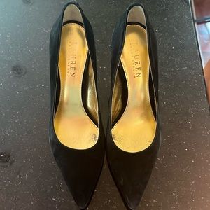Lauren Ralph Lauren Sarina Suede High Heels size 6.5